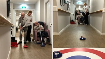 Coal care home introduces Curling Club